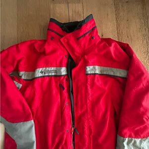 Columbia Red and Gray Outdoor Jacket